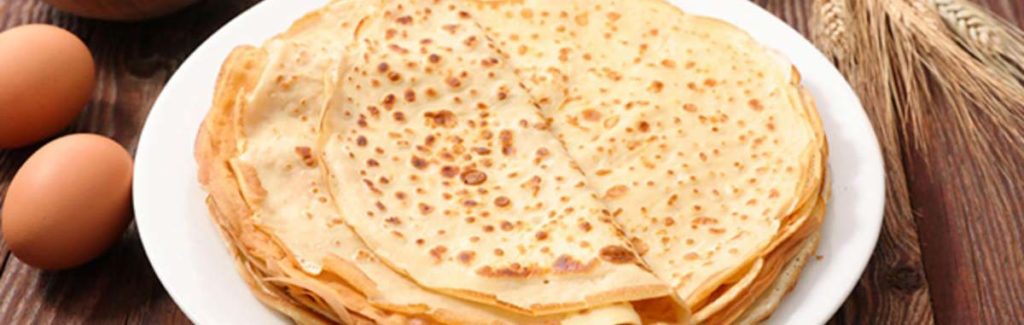 Assiettes de crêpes