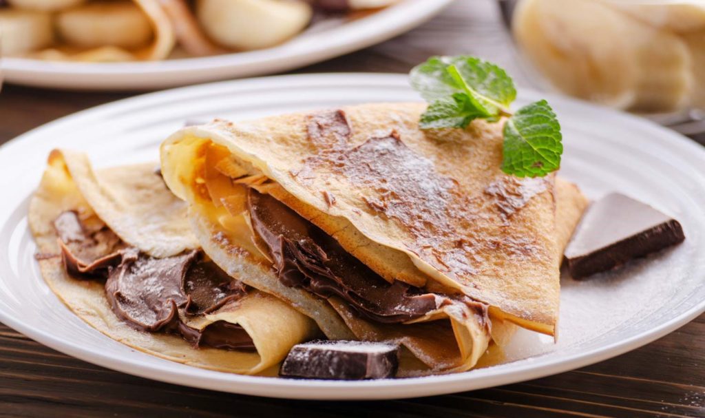 Crêpes au chocolat